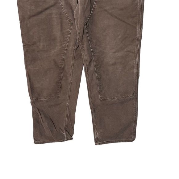 VTG Carhartt Double Knee Dungaree Pants 40X32 - Picture 3 of 8